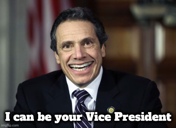 Andrew Cuomo | I can be your Vice President | image tagged in andrew cuomo | made w/ Imgflip meme maker