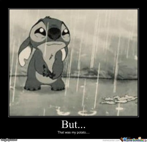Sad life (stitch) | image tagged in sad life stitch | made w/ Imgflip meme maker