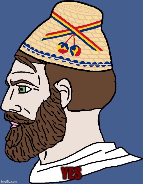 Romanian yes chad | YES | image tagged in romanian yes chad | made w/ Imgflip meme maker