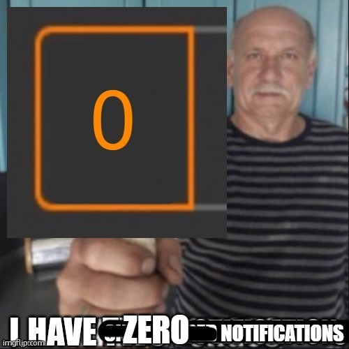 comment images 9 | I | image tagged in have 0 notifications | made w/ Imgflip meme maker