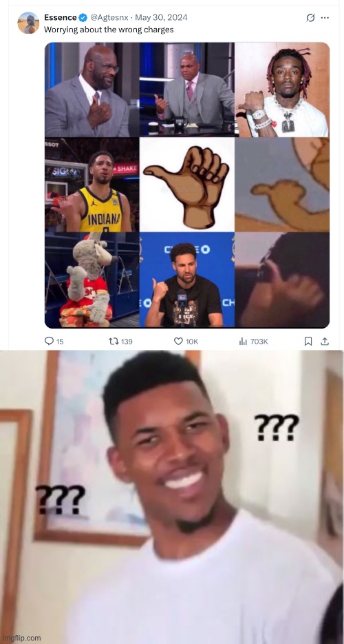 Wrong charges | image tagged in nick young,funny | made w/ Imgflip meme maker