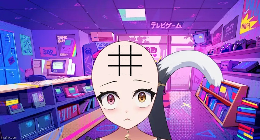 Lets do tic tac toe on Mari's forehead. | made w/ Imgflip meme maker