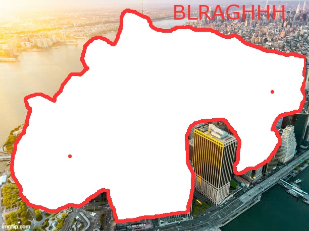BREAKING NEWS: GINOURMOUS BLOB RAVAGING NEW YORK | made w/ Imgflip meme maker