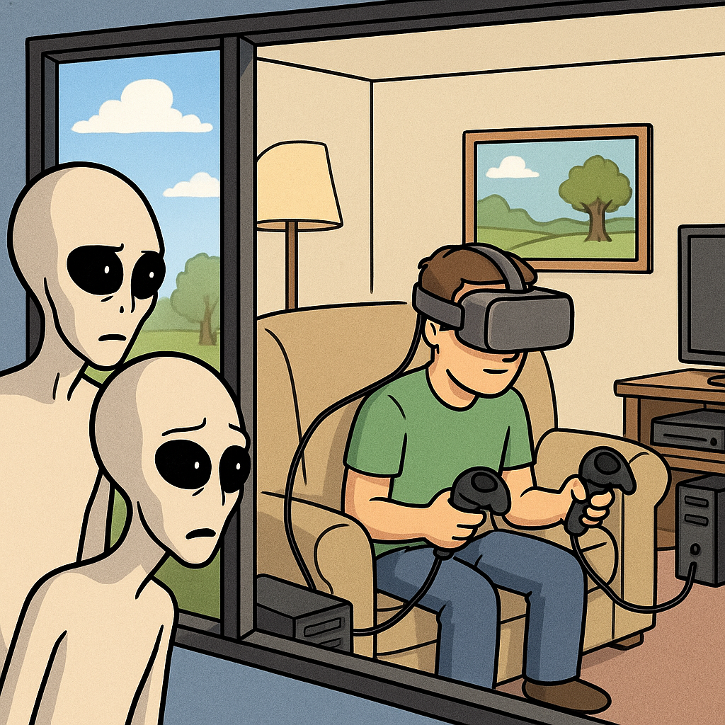 Simulation Theory Blank Meme Template