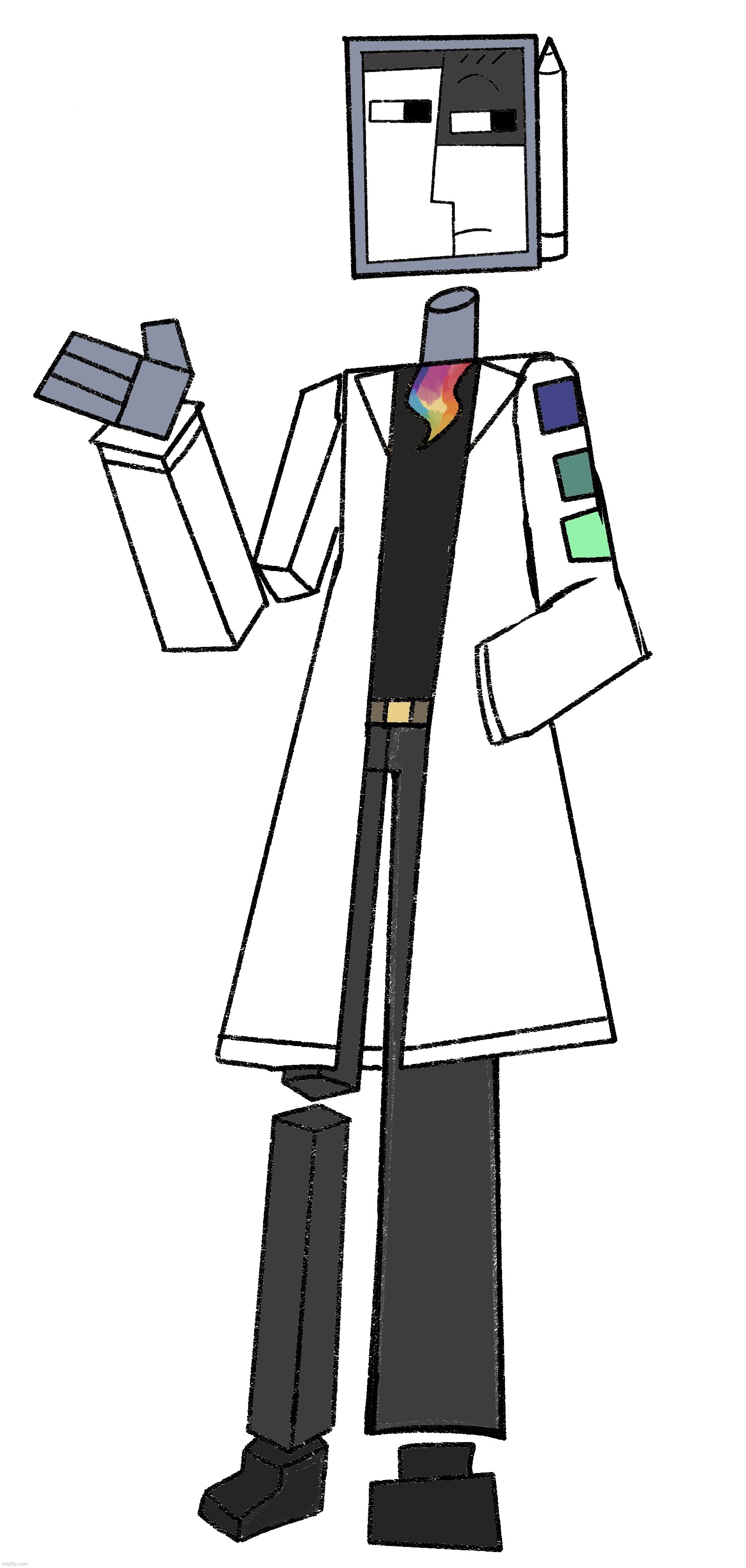 ENA Professor Procreate (my first ENA oc) | made w/ Imgflip meme maker