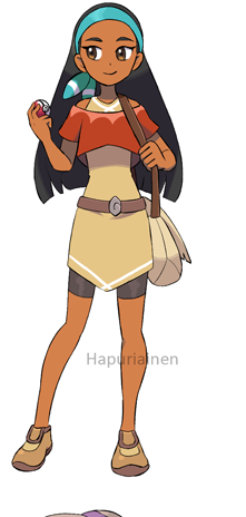 Pocahontas in Pokemon Style Blank Meme Template