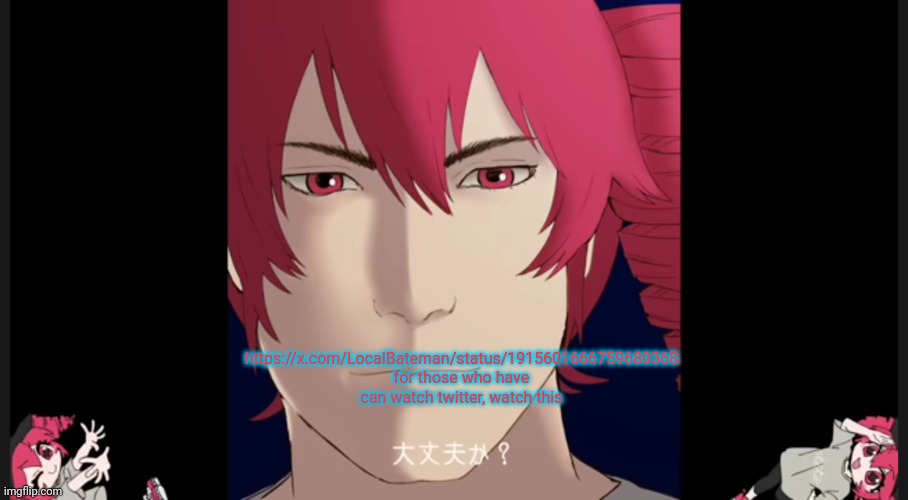 Kasane_teto template | https://x.com/LocalBateman/status/1915601666759680368 for those who have can watch twitter, watch this | image tagged in kasane_teto template | made w/ Imgflip meme maker
