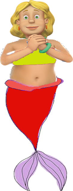 fat mermaid Blank Meme Template