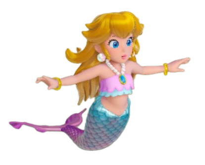 mermaid peach 10 Blank Meme Template