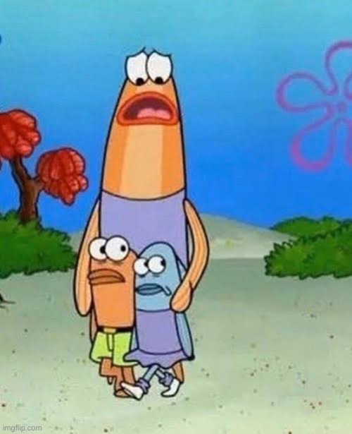 mother fish taking away kids | image tagged in mother fish taking away kids | made w/ Imgflip meme maker