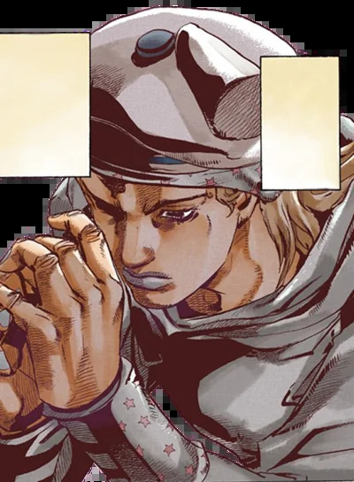 Johnny Joestar Part 8 Blank Meme Template