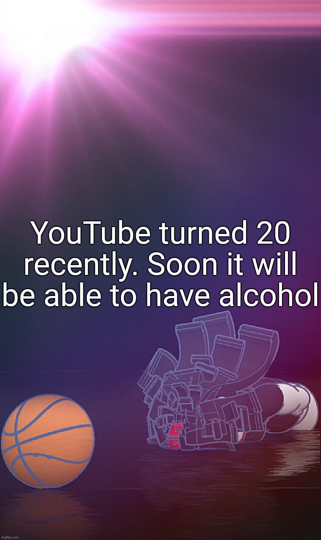 Claire ballin | YouTube turned 20 recently. Soon it will be able to have alcohol | image tagged in claire ballin | made w/ Imgflip meme maker