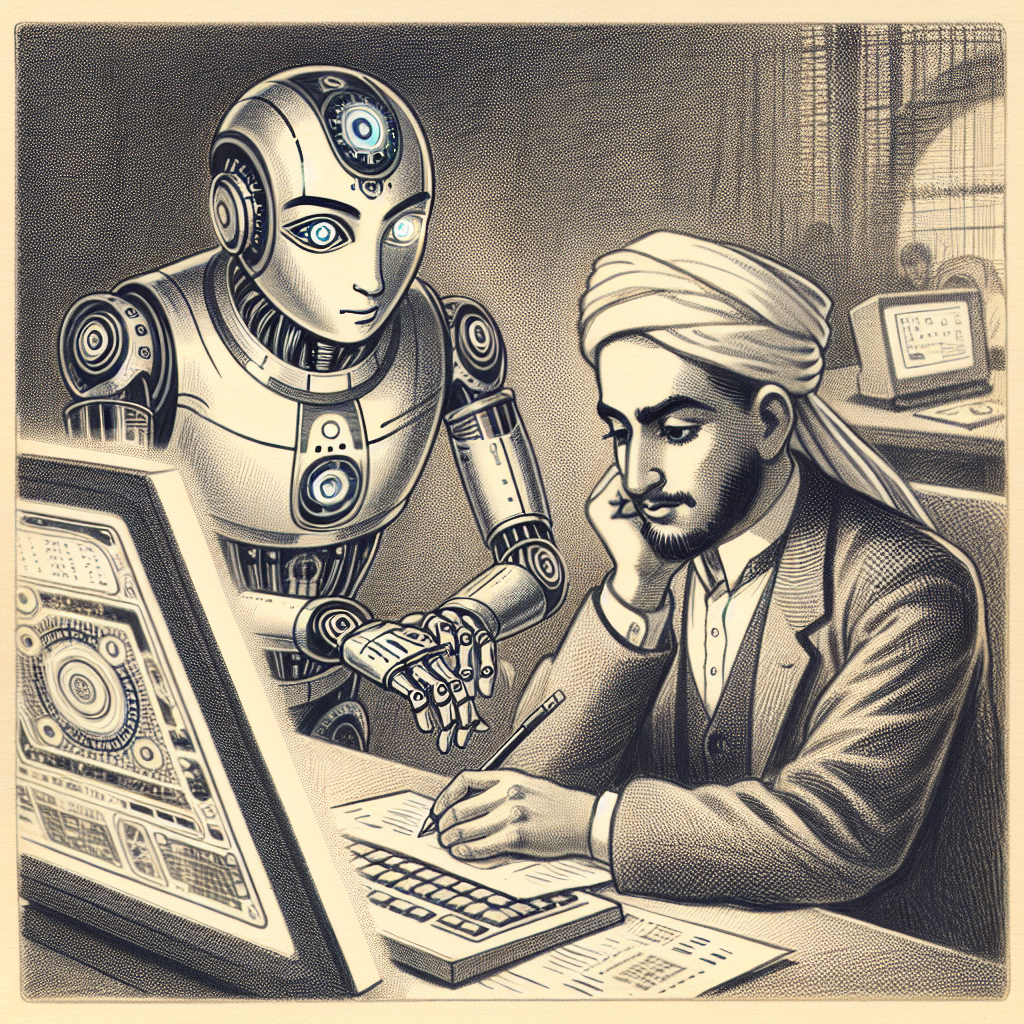 AI using a human for its work Blank Meme Template