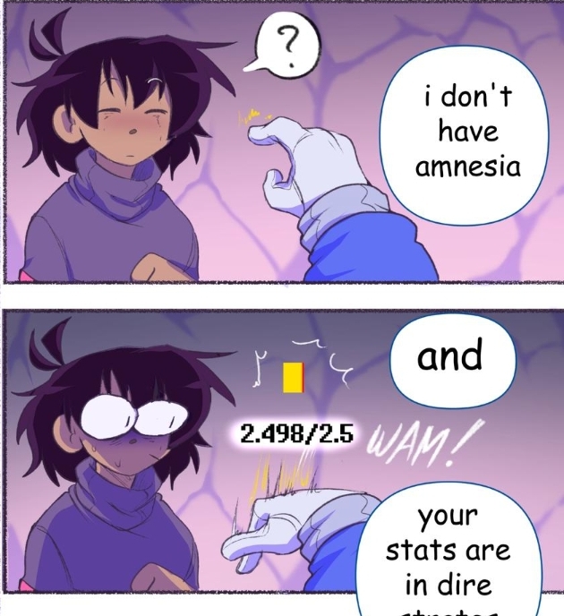 Frisk oh my goodness Blank Meme Template