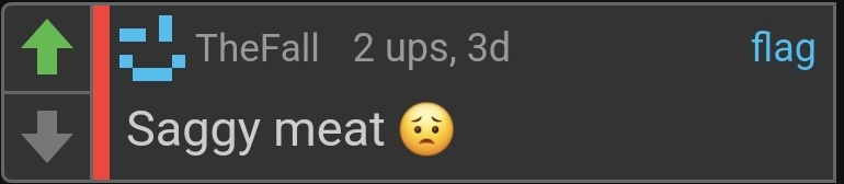 Saggy meat Blank Meme Template