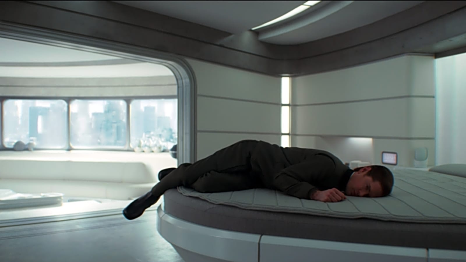 Cyril on Bed Blank Meme Template