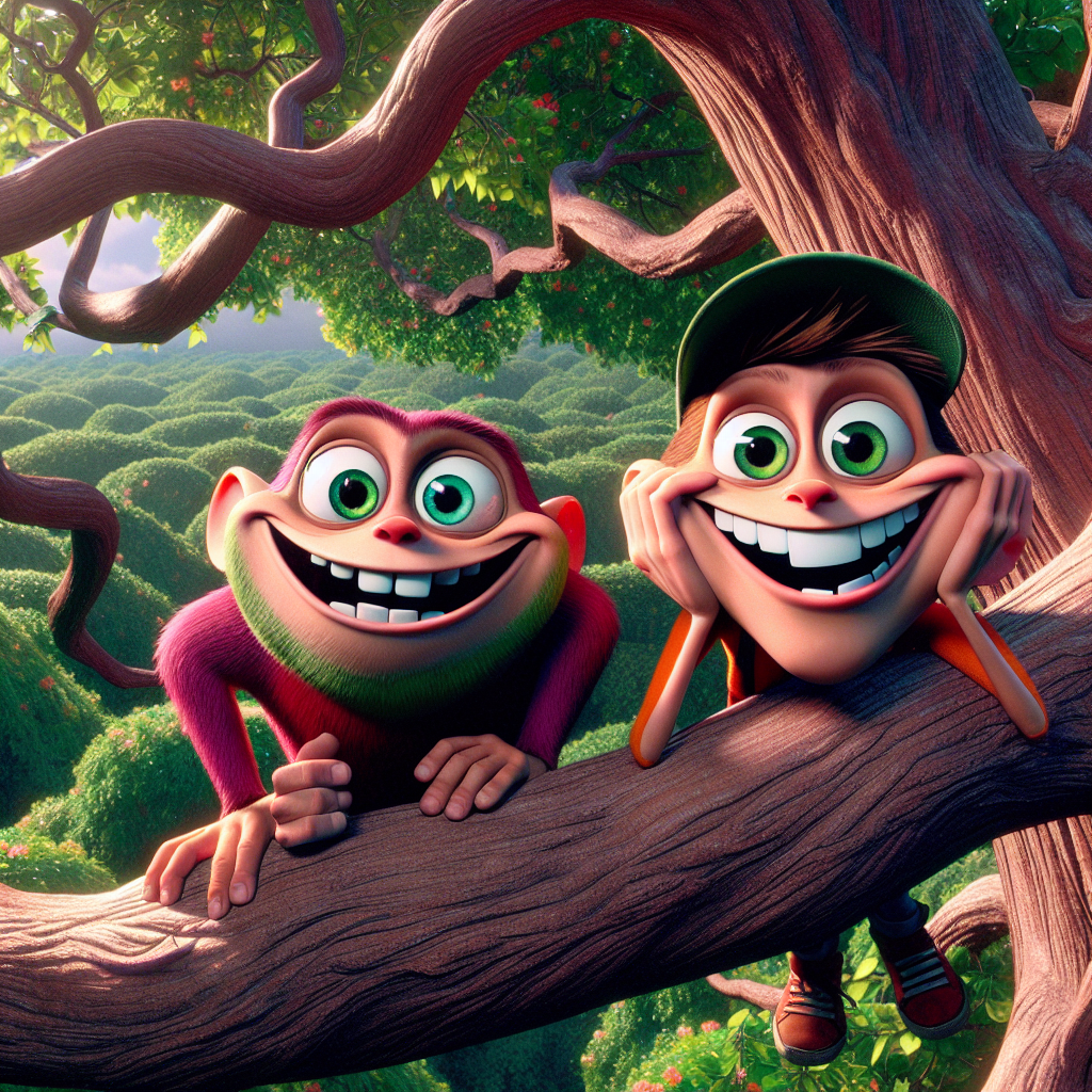 Dave and Dale sitting in a tree Blank Meme Template