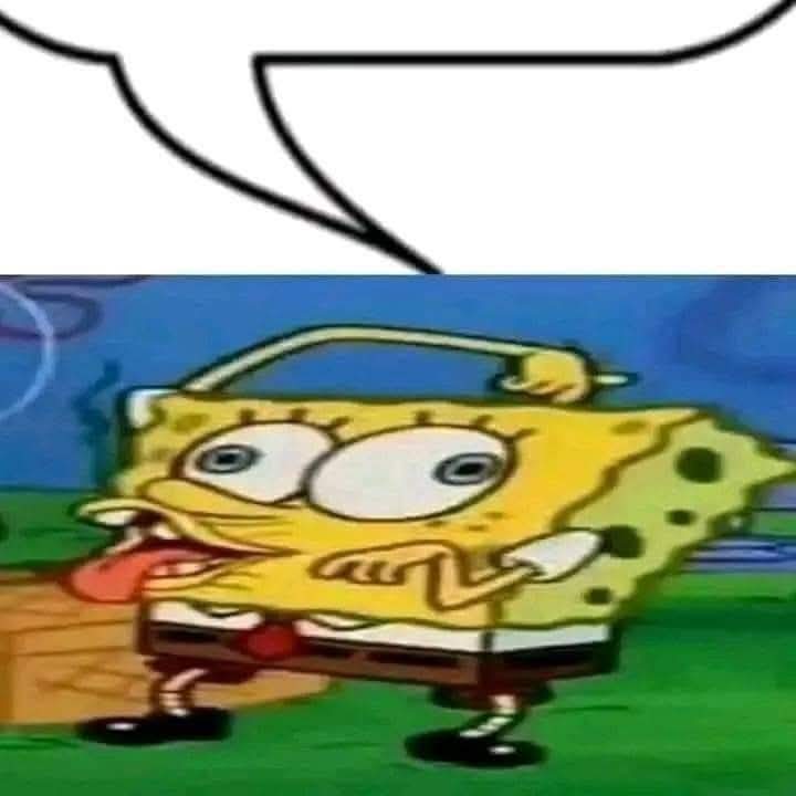 Spongebob mocking Blank Meme Template