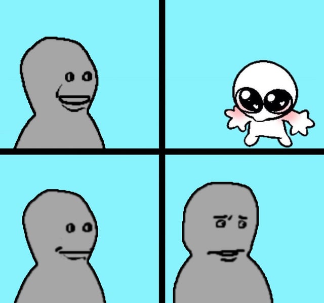 High Quality Angry NPC Nojak Blank Meme Template