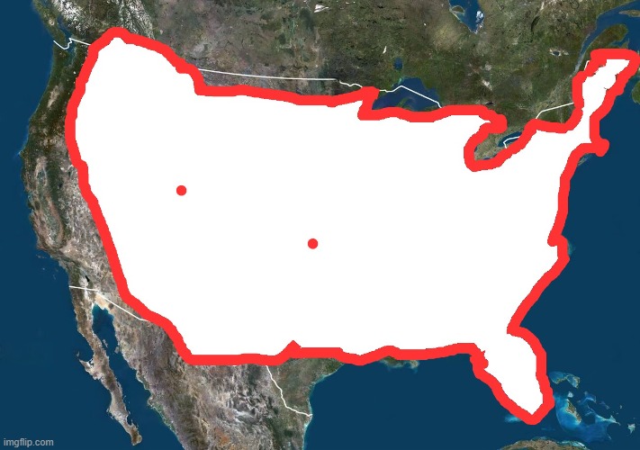 BREAKING NEWS: GINOURMOUS BLOB HAS EATEN ALMOST ALL OF THE USA | made w/ Imgflip meme maker
