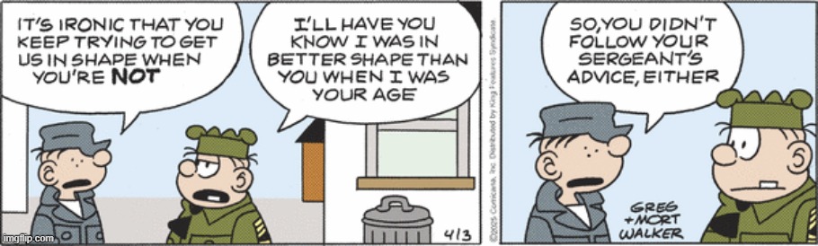 Beetle Bailey | image tagged in comics | made w/ Imgflip meme maker