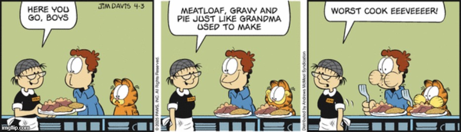 Garfield | image tagged in comics | made w/ Imgflip meme maker