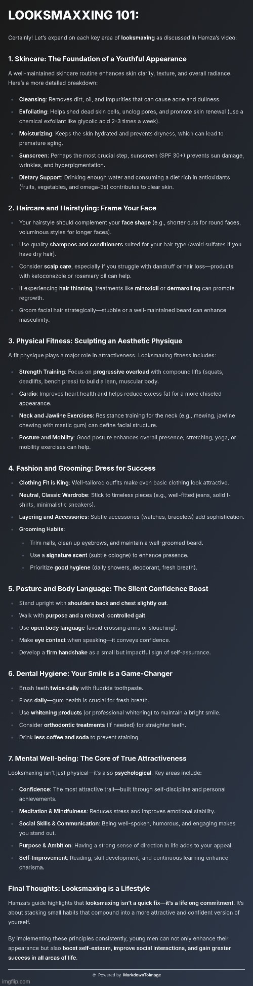 Hamza - Looksmaxxing :> | image tagged in simothefinlandized,hamza,infographic,tutorial,looksmaxxing | made w/ Imgflip meme maker