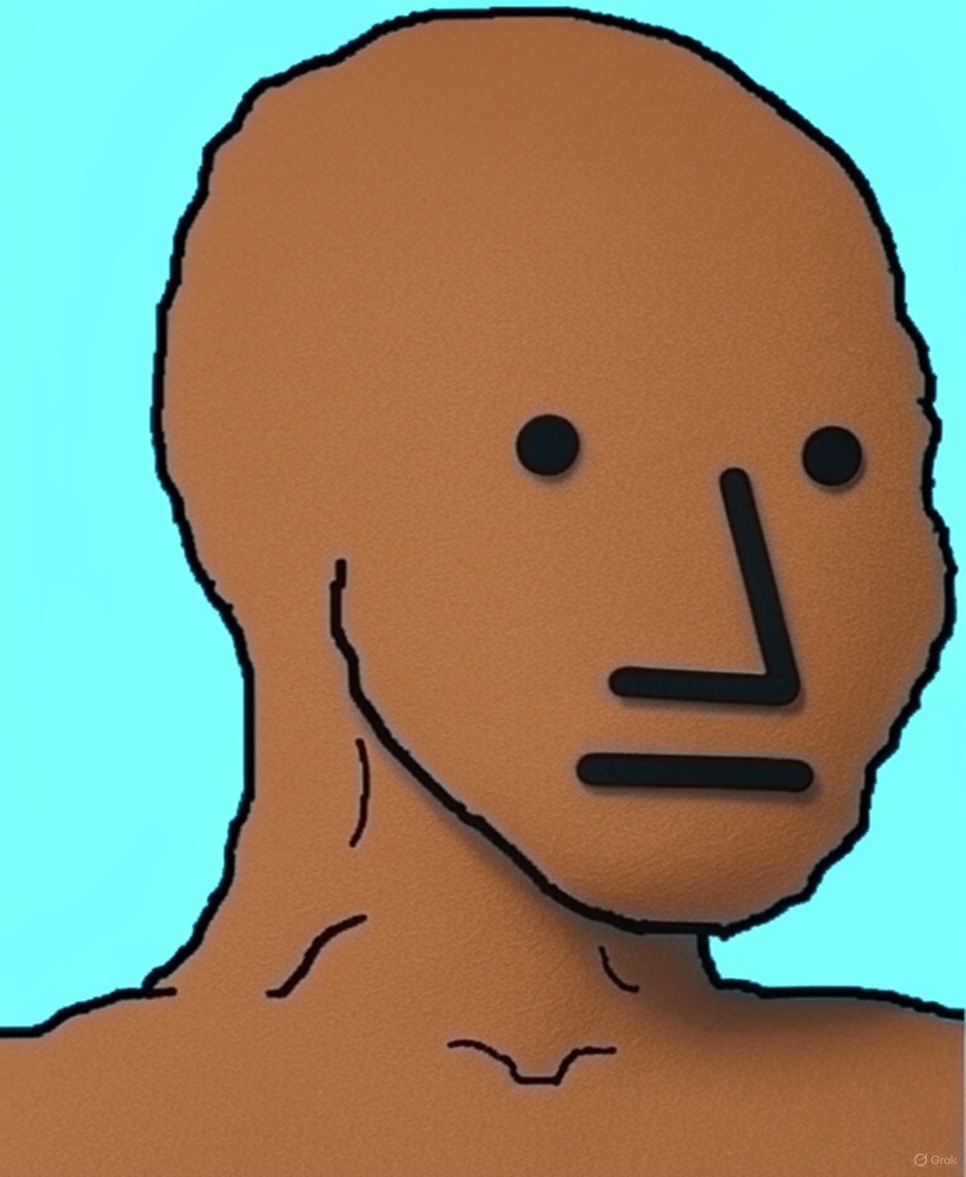 Black NPC Blank Meme Template