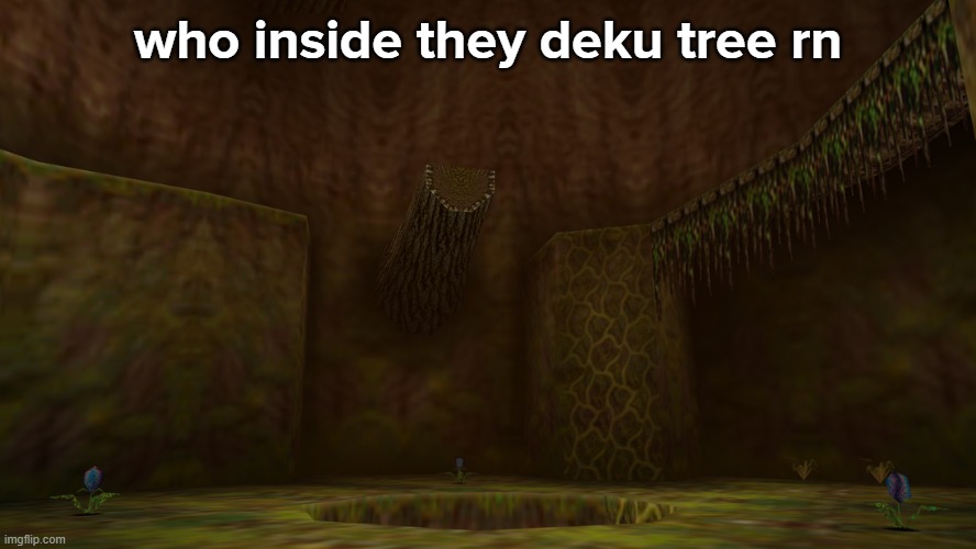 who inside they deku tree rn | made w/ Imgflip meme maker