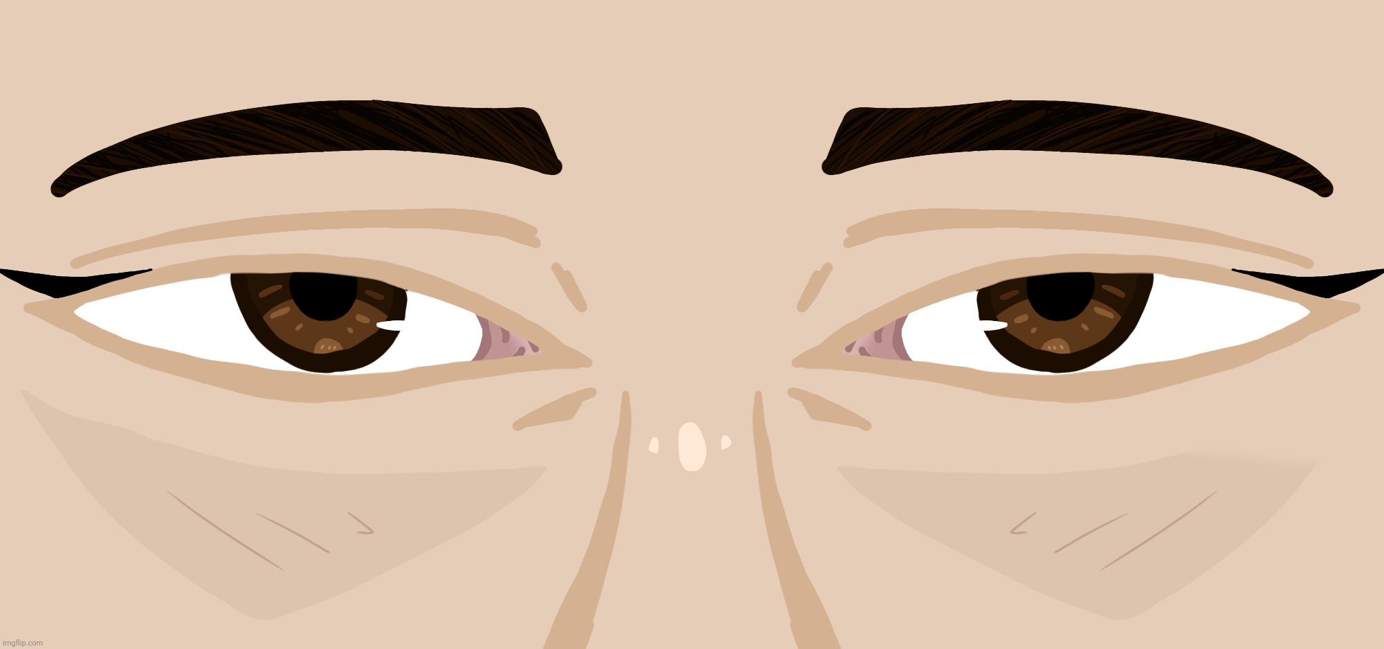 How I look at y'all mfs (you ate my eyelashes) | made w/ Imgflip meme maker