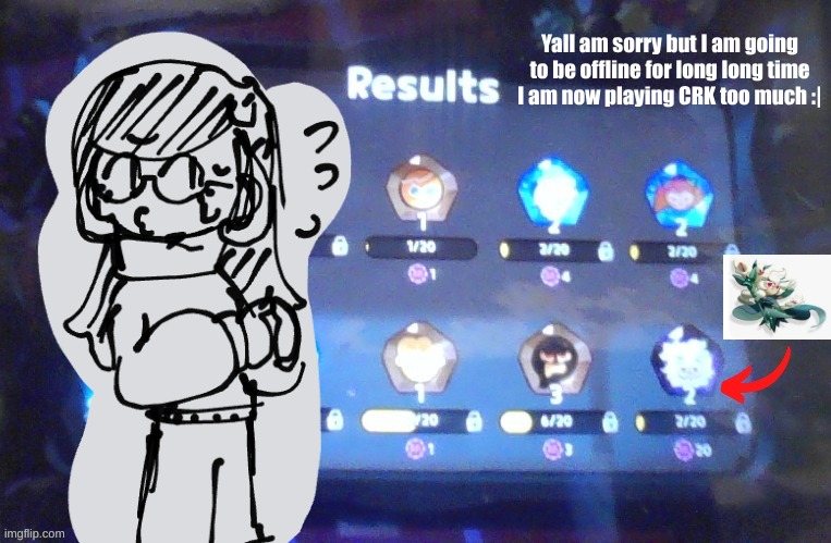 Sooo yeah am sorry to say that okieee? I just have a problem now | Yall am sorry but I am going to be offline for long long time
I am now playing CRK too much :| | image tagged in crk,new game,addicted,dont send help | made w/ Imgflip meme maker