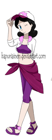 Alana in Pokemon Style Blank Meme Template