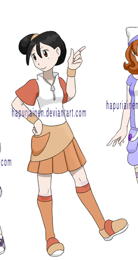 Princess Su in Pokemon Style Blank Meme Template