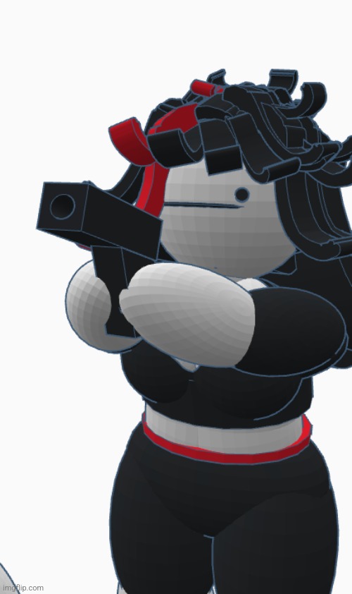 Claire with a gun | image tagged in claire with a gun | made w/ Imgflip meme maker