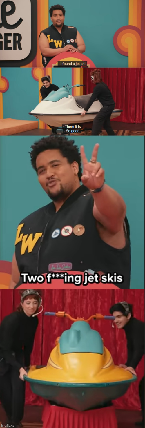 Game Changer Lou Two Jet Skis Blank Meme Template