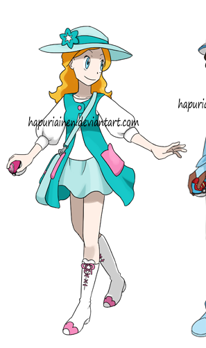 Giselle Philip in Pokemon Style Blank Meme Template