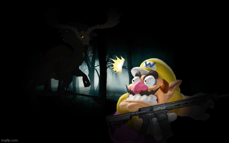 Wario dies to a Wendigo while hunting in Dark Forest on Isla Phanero.mp3 | image tagged in wario dies,wario,isla phanero | made w/ Imgflip meme maker