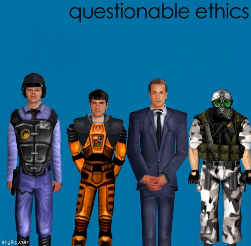 Questionable Ethics | made w/ Imgflip meme maker