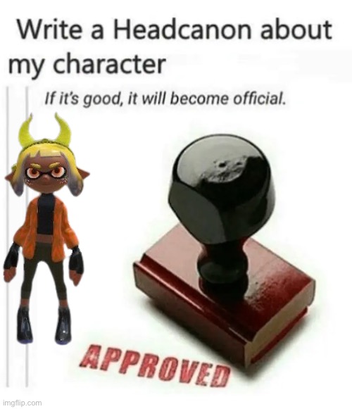 Give me headcanons on how Inkmatas would do in a college/School scenario! | image tagged in write a headcanon about my character | made w/ Imgflip meme maker