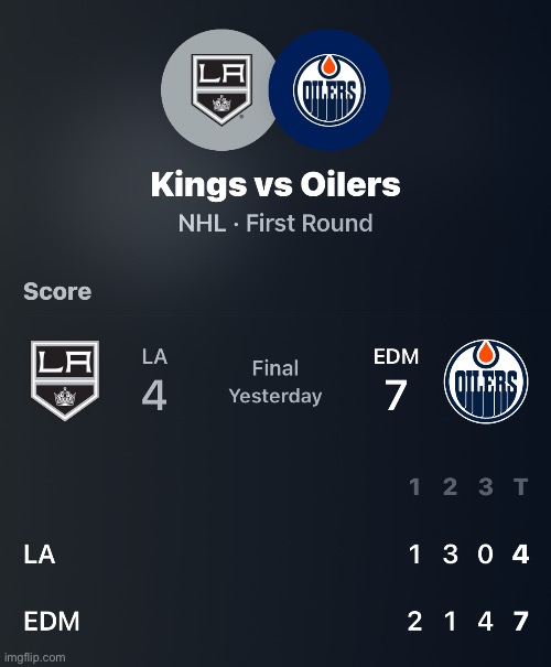 The Oilers flipped the script. | made w/ Imgflip meme maker