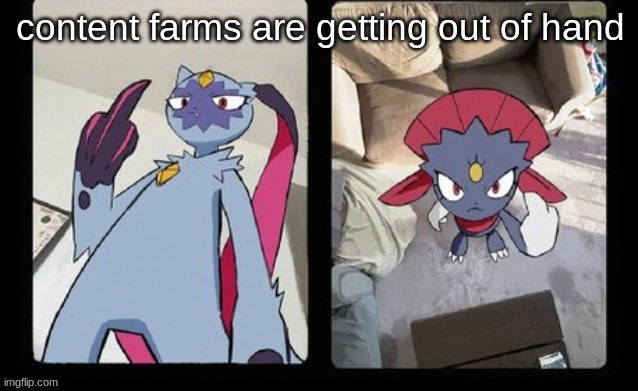 content farms are getting out of hand | made w/ Imgflip meme maker