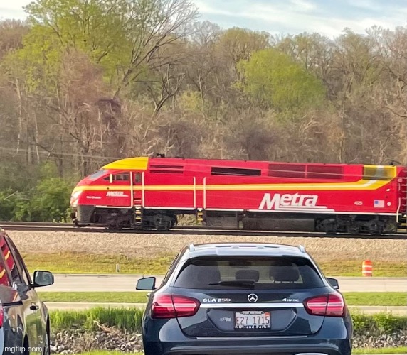 Metra Rock Island heritage MP36PH-3c | made w/ Imgflip meme maker