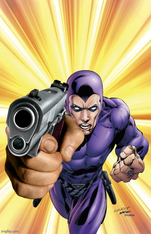 The Phantom gun Blank Meme Template