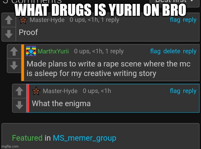WHAT DRUGS IS YURII ON BRO | made w/ Imgflip meme maker