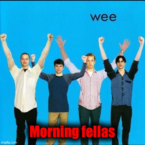I’ve been very mentally exhausted lately. | Morning fellas | image tagged in wee | made w/ Imgflip meme maker