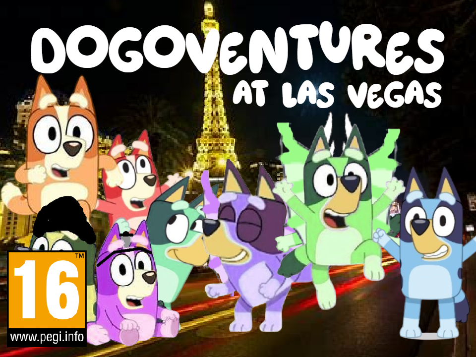 Dogoventures at Las Vegas Blank Meme Template
