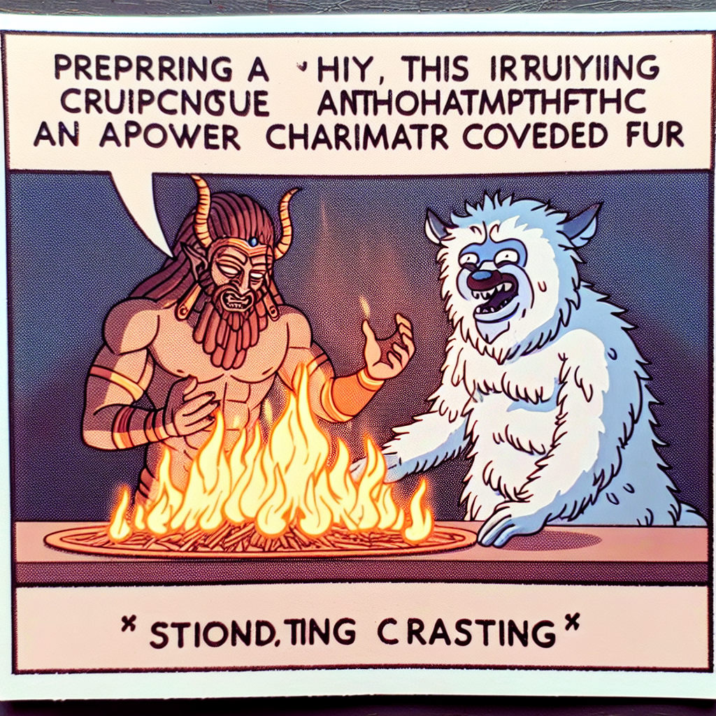 PACKGOD roasting an Annoying furry Blank Meme Template