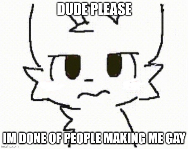 You dissapointed all of everyone dont you? | DUDE PLEASE IM DONE OF PEOPLE MAKING ME GAY | image tagged in you dissapointed all of everyone dont you | made w/ Imgflip meme maker