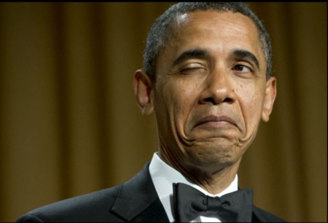 Obama winking Blank Meme Template