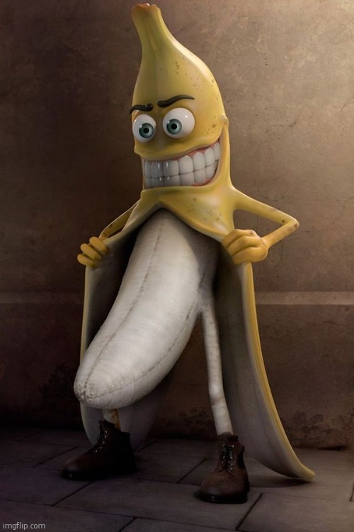 Banana Flasher | image tagged in banana flasher | made w/ Imgflip meme maker